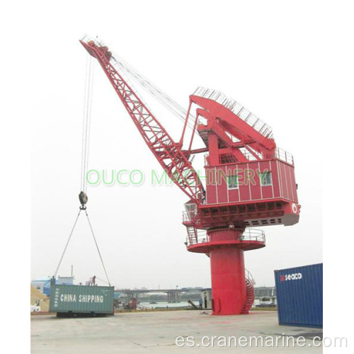 40T 26M Torre de plataforma con pedestal Grúa con pluma de celosía